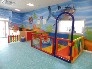 Decoración marina de parque infantil