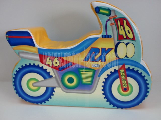 Figura Moto Cross para Parques Infantiles
