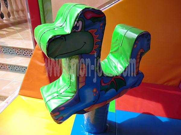 Figura blanda - Muelle Figura Giratoria Dino corredor
