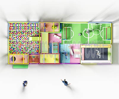 Comprar Parque Infantil Modular 4x10