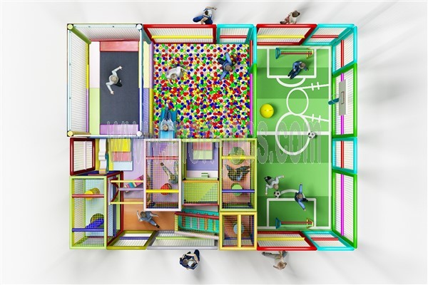 parque infantil interior para centro de ocio infantil
