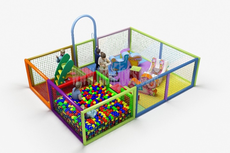 Jardín Infantil 3x4 con divertida Piscina de bolas