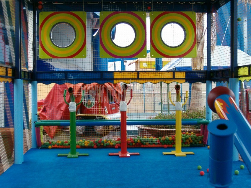 Divertido Juego de 6 Cañones para Parques Infantiles