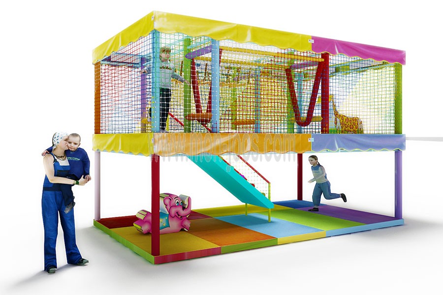 Parque Infantil Premium 3X5 Trapecio de 2 Plantas