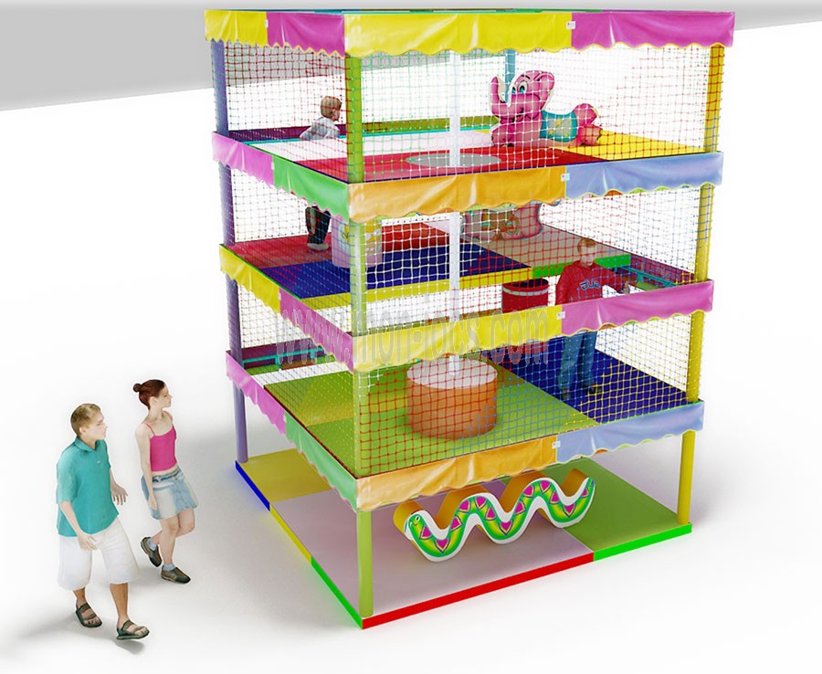 Parque Infantil Premium 3x3 de 3 plantas