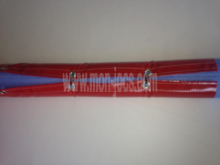 Tela de PVC para coquilla Grande, con ollaos