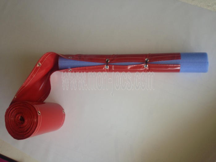 Tela de PVC para coquilla Fina, con ollaos