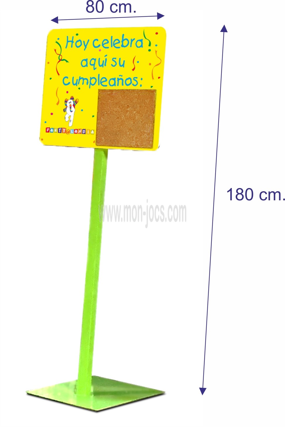 A la venta Caballete Cumpleaños para Parques Infantiles Centros de Ocio