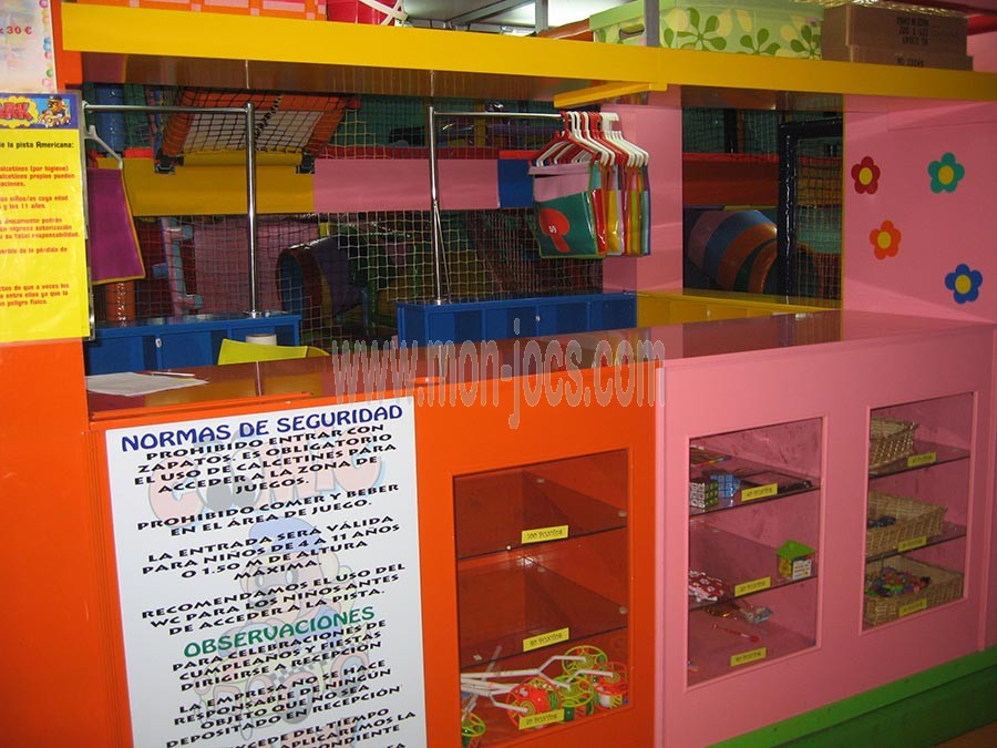 Decoración Recepción parque infantil