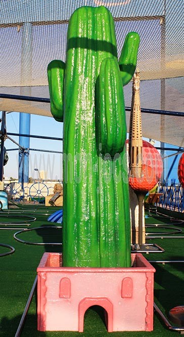Figura mini golf cactus Gigante