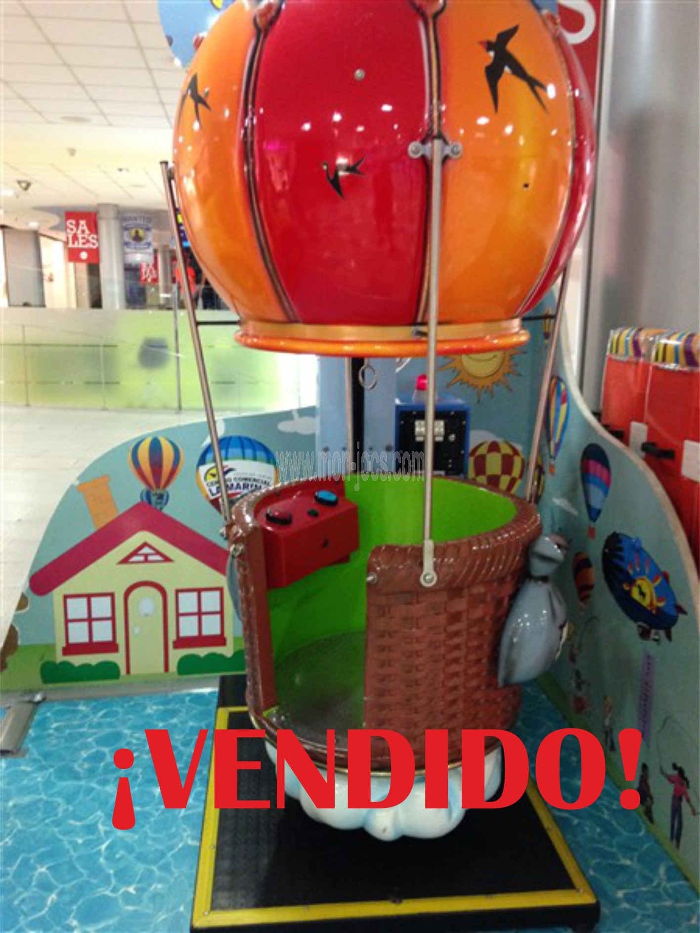 globo ocasión INFANTIL mon-jocs parques infantiles