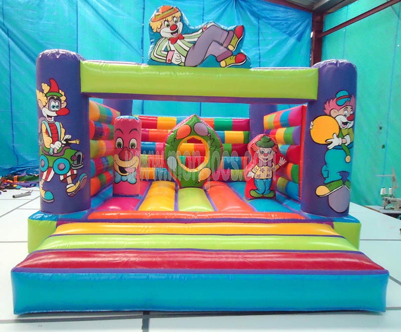 hinchable multiobstaculos de payaso