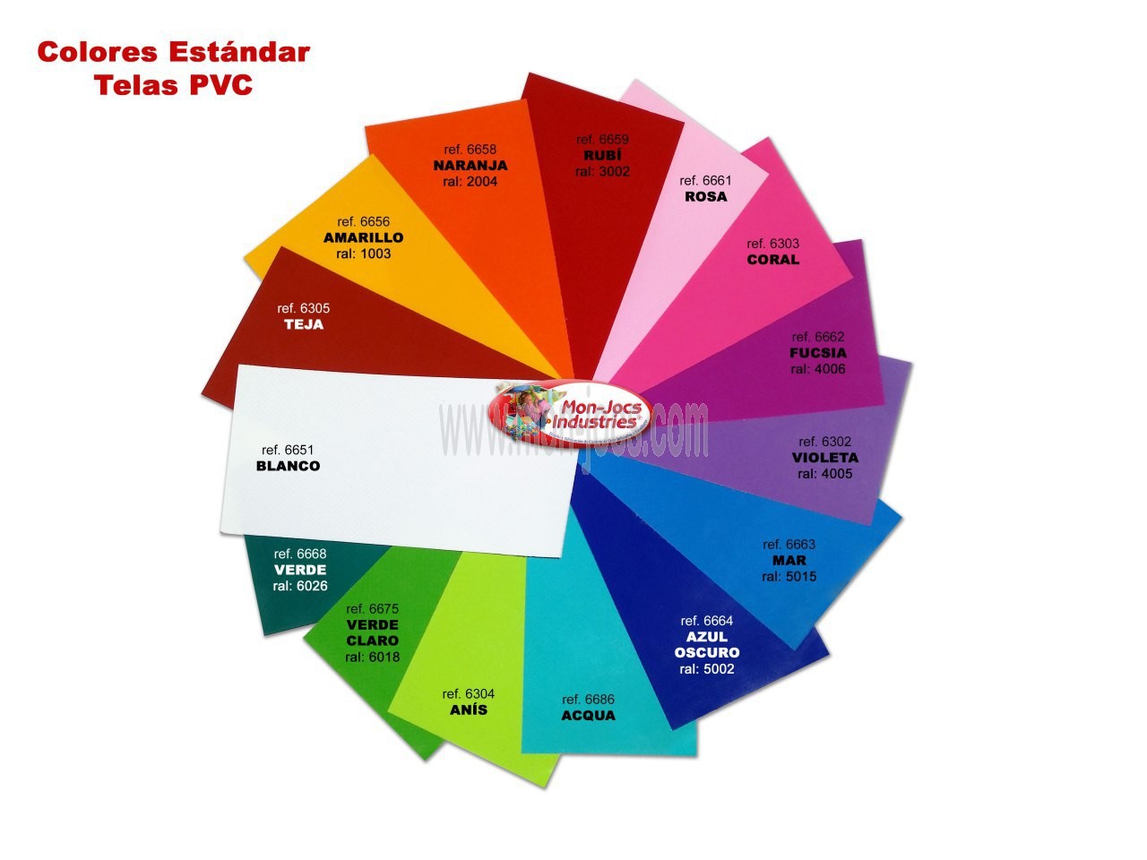 Colores para tela cama elástica