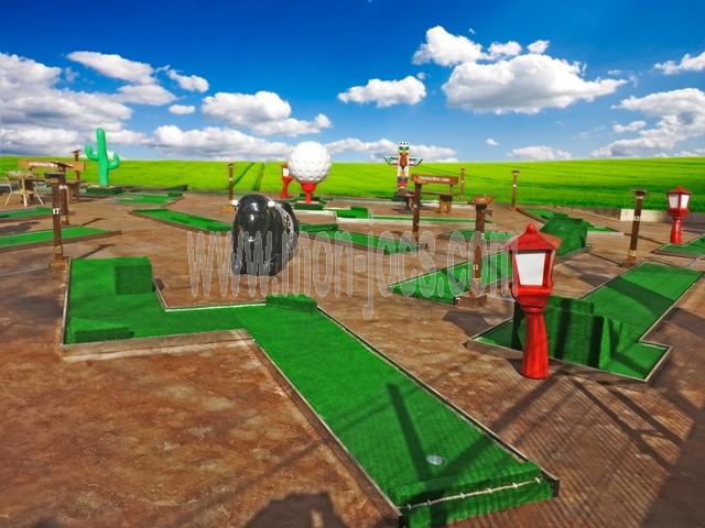 Divertido Mini-Golf Portable