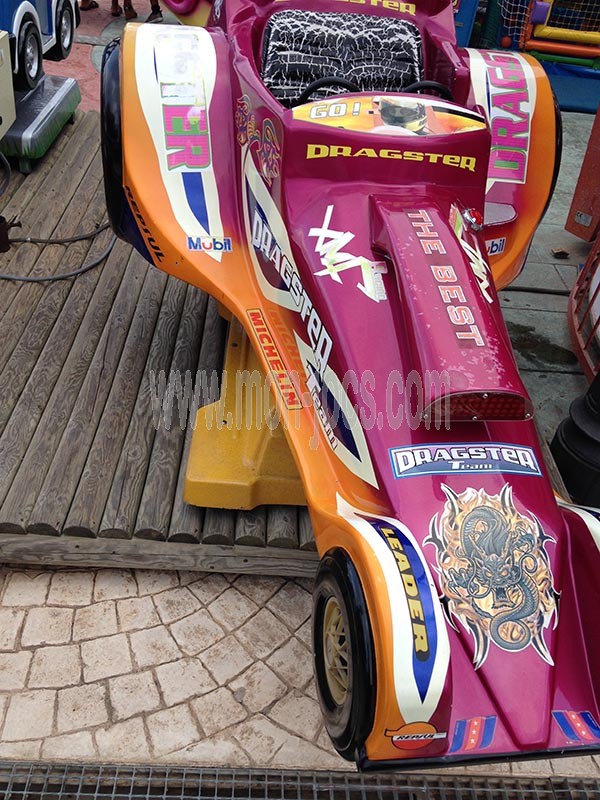Coche Dragster para Parques Infantiles