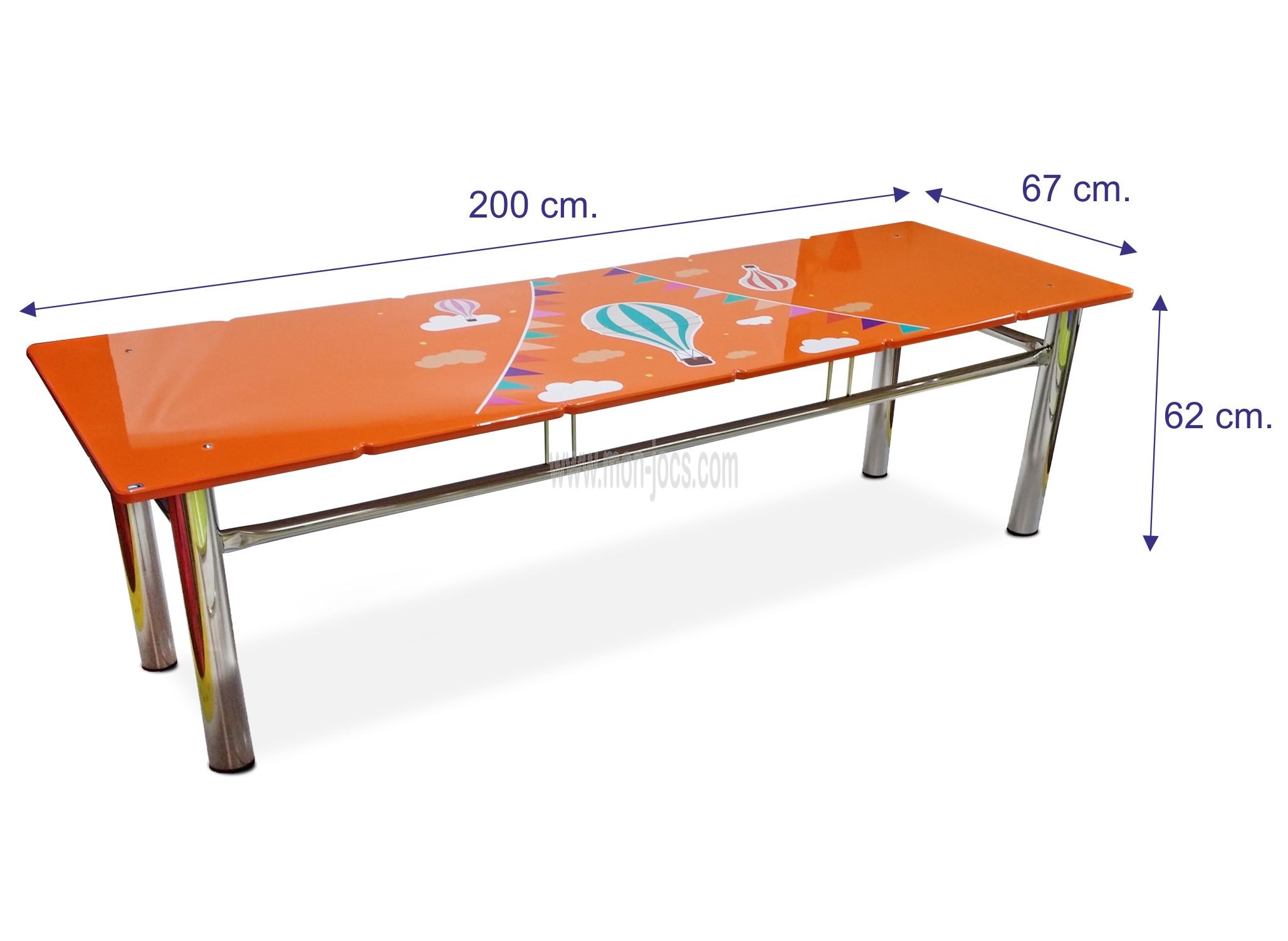 Medidas de Mesa 10 plazas