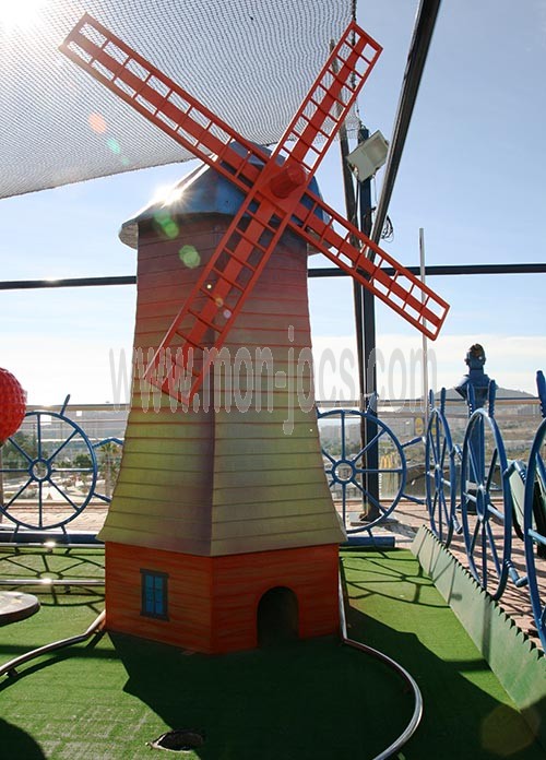 fabricante minigolf | Figura decorativa - Molino Holandés