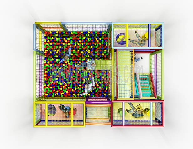 Parque Infantil con Piscina de Bolas mediano 4x5