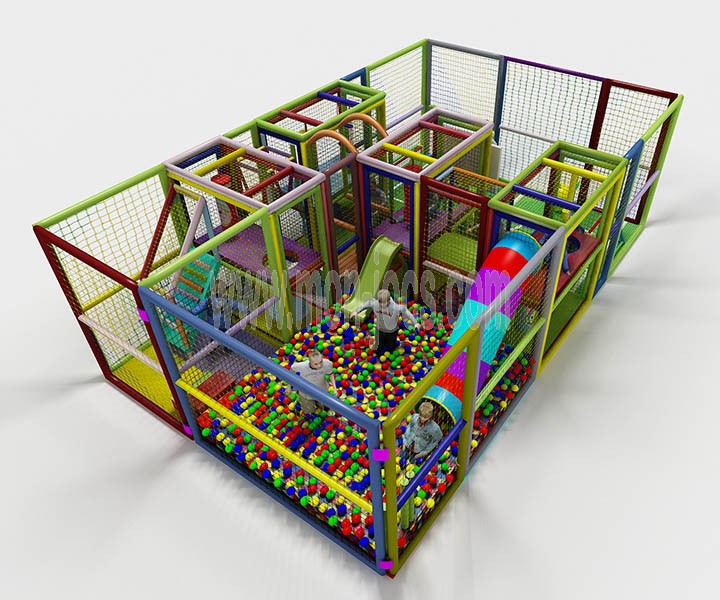 parque de juegos para niños con piscina de bolas