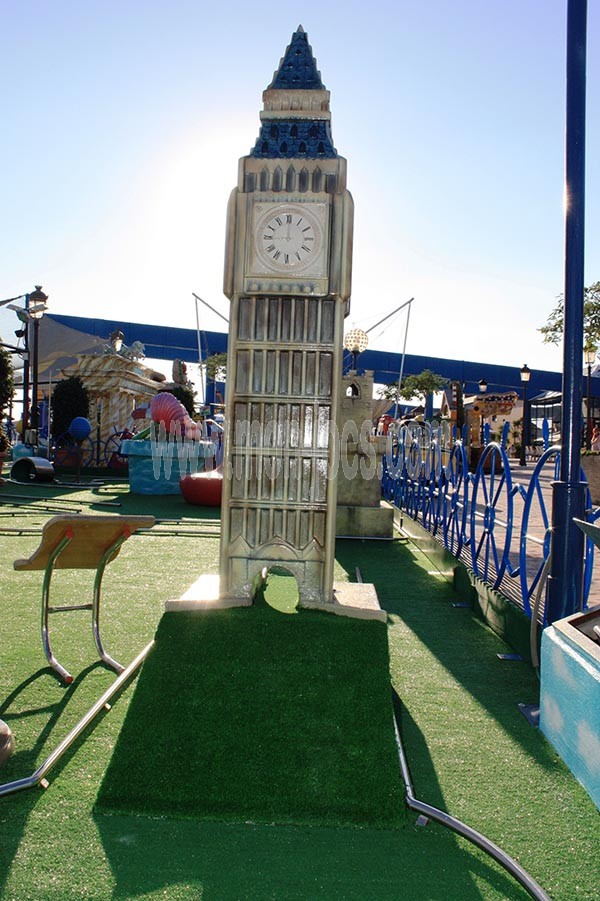 reloj big ben minigolf
