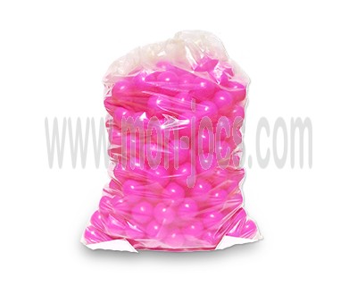 Saco de bolas para piscina rosas