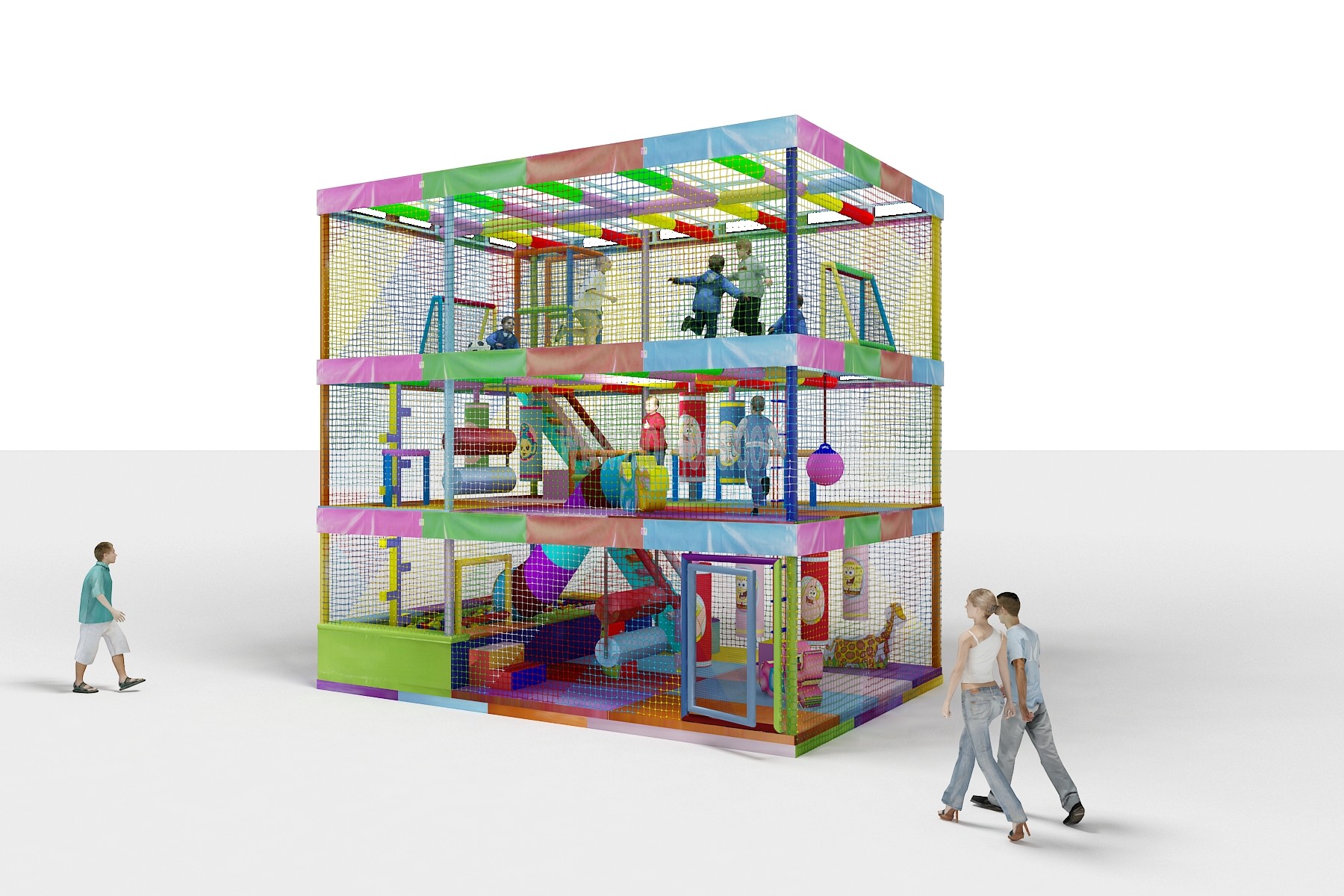 A la venta Parque Infantil 4x6 3 plantas 