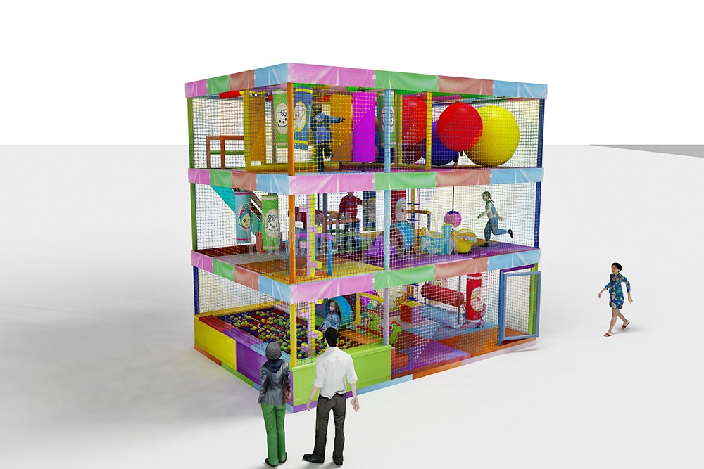 Parque Infantil Premium 4x6 con habitación con super bolas