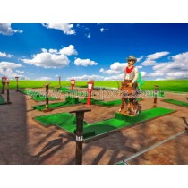 Vista general Mini-Golf Portable