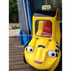 Máquina Infantil Mini Taxi Inglés