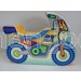 Figura Moto Cross para Parques Infantiles