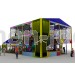 Parque Infantil Premium 10x14 de 3 Plantas con Jardín Infantil para Exterior