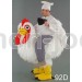 disfraz mascota gallina