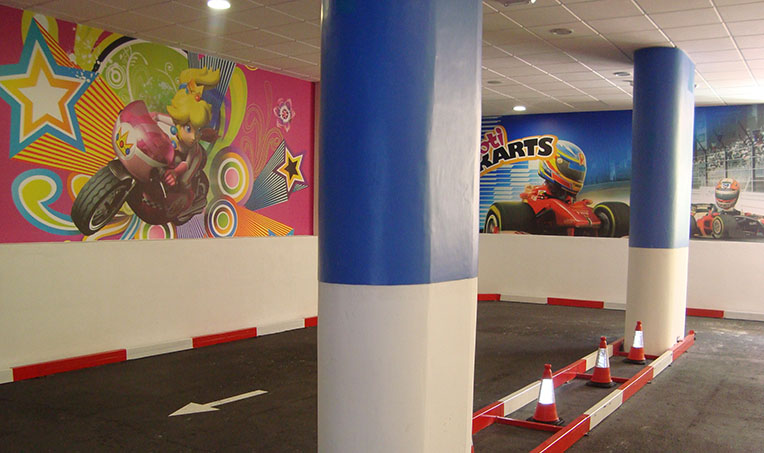 Pista de cars en Boti Boing