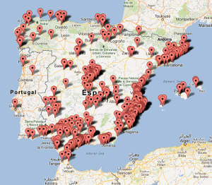 Imagen del Mapa Clientes Parques Infantiles Mon-Jocs Industries