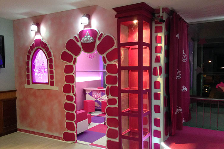 Sala de cumpleaños princesas